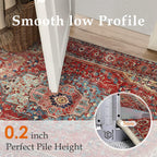 Vintage Rugs Living Room Large Washable Non