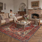 Vintage Rugs Living Room Large Washable Non
