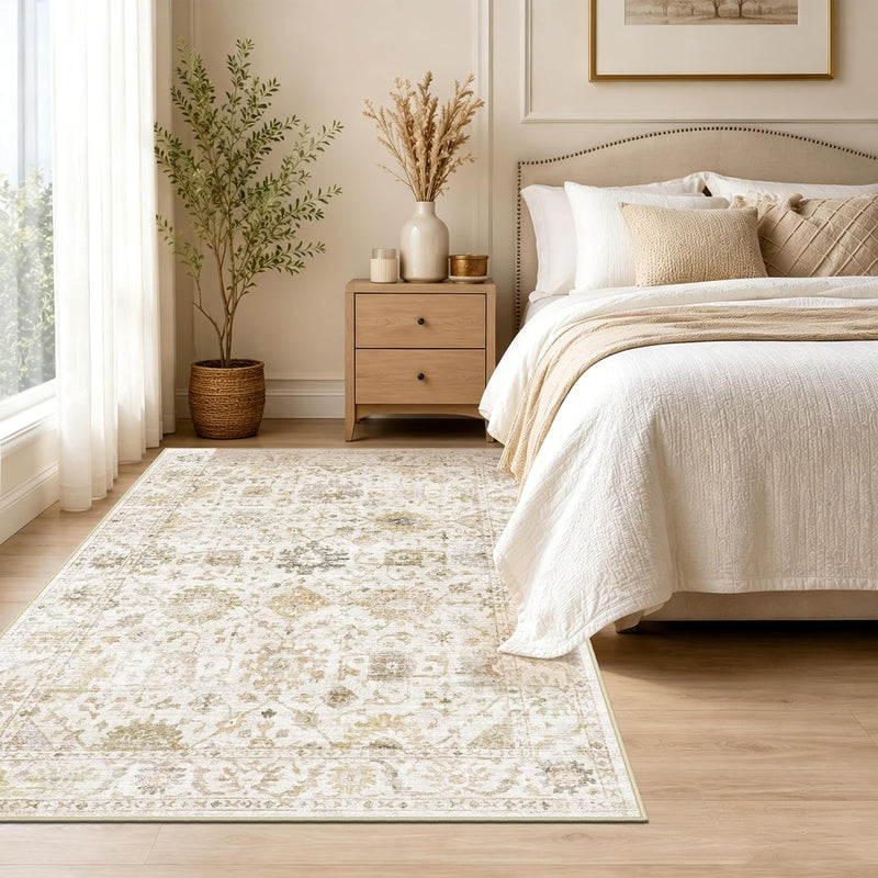 Vintage Rugs Living Room Rug Washable Carpet