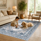 Vintage Rugs Living Room Rug Washable Carpet
