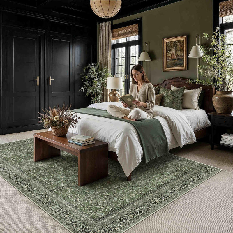 Vintage Rugs Living Room Rug Washable Carpet