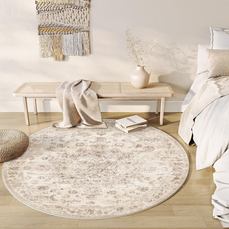 Vintage Rugs Living Room Rug Washable Carpet