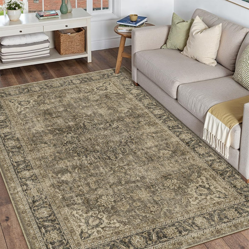 Vintage Rugs Living Room Rug Washable Carpet