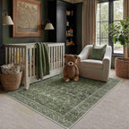 Vintage Rugs Living Room Rug Washable Carpet