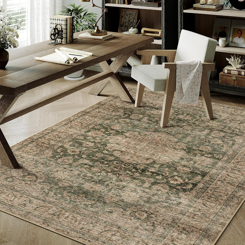 Vintage Rugs Living Room Rug Washable Carpet