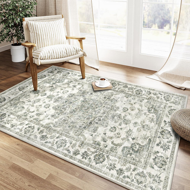 Vintage Rugs Living Room Rug Washable Carpet