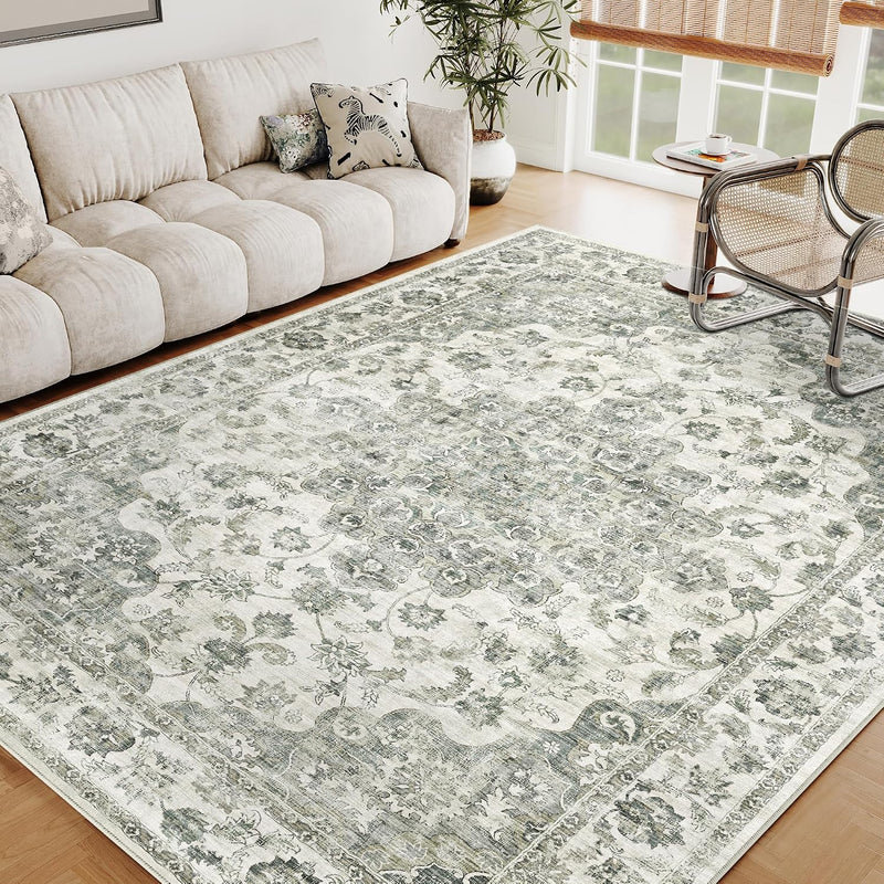 Vintage Rugs Living Room Rug Washable Carpet