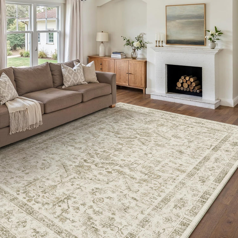 Vintage Rugs Living Room Rug Washable Carpet