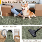 Vintage Rugs Living Room Rug Washable Carpet