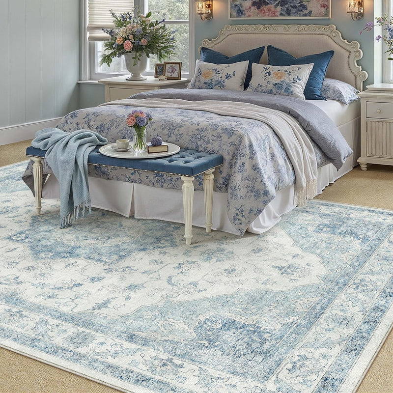 Vintage Rugs Living Room Rug Washable Carpet