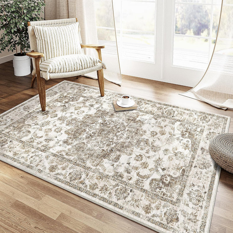 Vintage Rugs Living Room Rug Washable Carpet