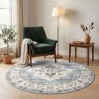 Vintage Rugs Living Room Washable Anti Slip Large