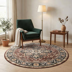 Vintage Rugs Living Room Washable Anti Slip Large