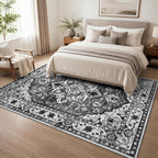 Vintage Rugs Living Room Washable Anti Slip Large