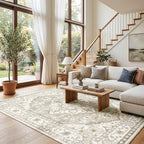 Vintage Rugs Living Room Washable Anti Slip Large