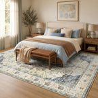 Vintage Rugs Living Room Washable Anti Slip Large