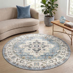 Vintage Rugs Living Room Washable Anti Slip Large