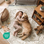 Vintage Rugs Living Room Washable Anti Slip Large