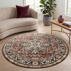 Vintage Rugs Living Room Washable Anti Slip Large