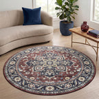 Vintage Rugs Living Room Washable Anti Slip Large