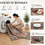 Vintage Rugs Living Room Washable Anti Slip Large