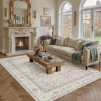 Vintage Rugs Living Room Washable Large Rug