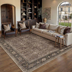 Vintage Rugs Living Room Washable Large Rug