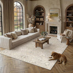 Vintage Rugs Living Room Washable Large Rug