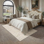 Vintage Rugs Living Room Washable Large Rug
