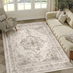 Vintage Rugs Living Room Washable Non Slip Large