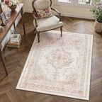 Vintage Rugs Living Room Washable Non Slip Large