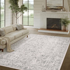 Vintage Rugs Living Room Washable Non Slip Large