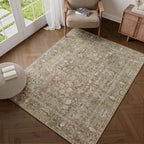 Vintage Rugs Living Room Washable Non Slip Large