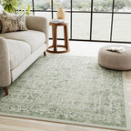 Vintage Rugs Living Room Washable Non Slip Large