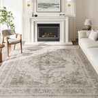 Vintage Rugs Living Room Washable Non Slip Large