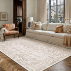 Vintage Rugs Living Room Washable Non Slip Large