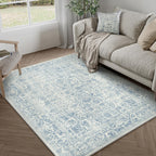 Vintage Rugs Living Room Washable Non Slip Large