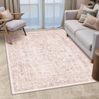 Vintage Rugs Living Room Washable Non Slip Large