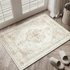 Vintage Rugs Living Room Washable Non Slip Large