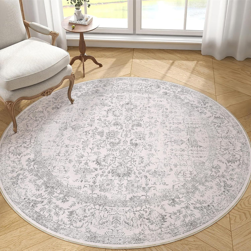 Vintage Rugs Living Room Washable Non Slip Large