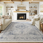 Vintage Rugs Living Room Washable Non Slip Large