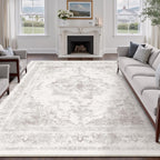 Vintage Rugs Living Room Washable Non Slip Large