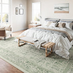Vintage Rugs Living Room Washable Non Slip Large
