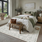 Vintage Rugs Living Room Washable Non Slip Large
