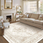 Vintage Rugs Living Room Washable Non Slip Large