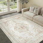 Vintage Rugs Living Room Washable Non Slip Large