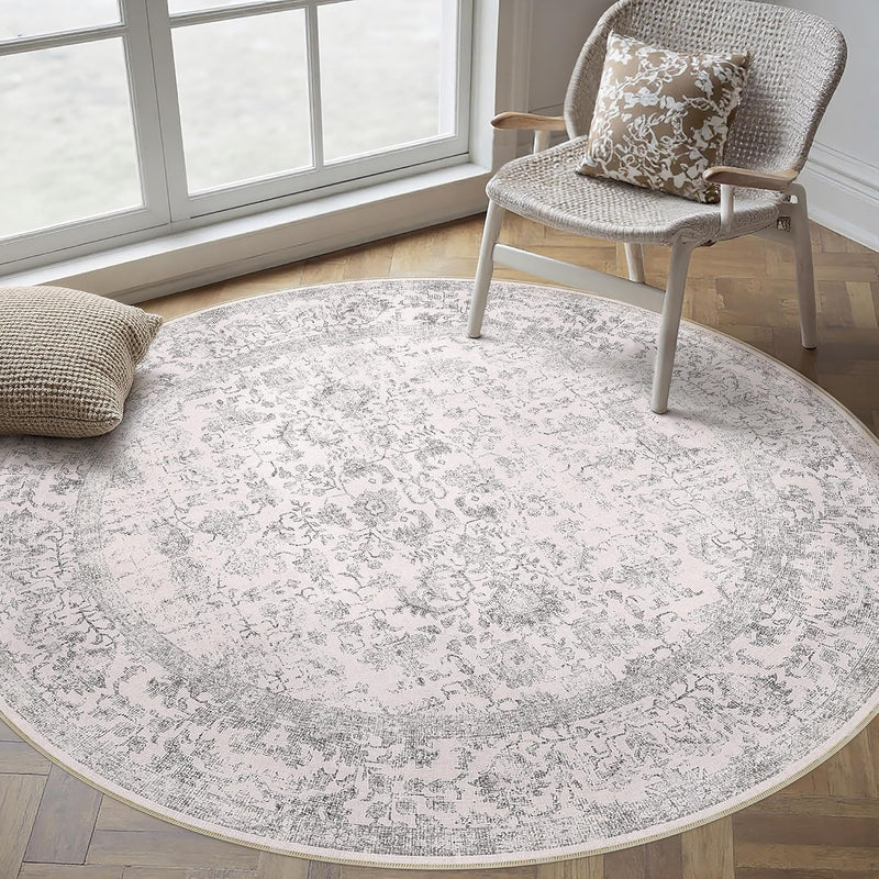 Vintage Rugs Living Room Washable Non Slip Large