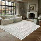 Vintage Rugs Living Room Washable Non Slip Large