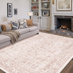 Vintage Rugs Living Room Washable Non Slip Large