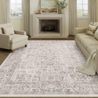 Vintage Rugs Living Room Washable Non Slip Large